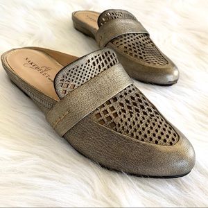 Naked Feet Thyme Pewter Mule Slide On Loafers